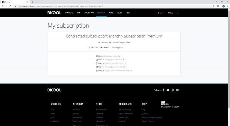 bkool subscription price